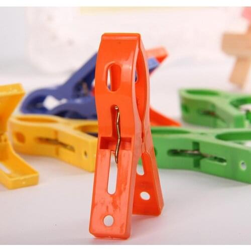 8Pcs/Set Clothespins Clothes Photo Paper Clothespin Clip Powerful Portable Plastic Food Bag Sealing Clips for Bathroom