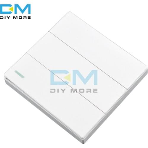 433Mhz Wireless Wall Switch 1/2/3 Way Wall Panel Transmitter Safety Smart Remote Control Switch RF Relay Receiver Board