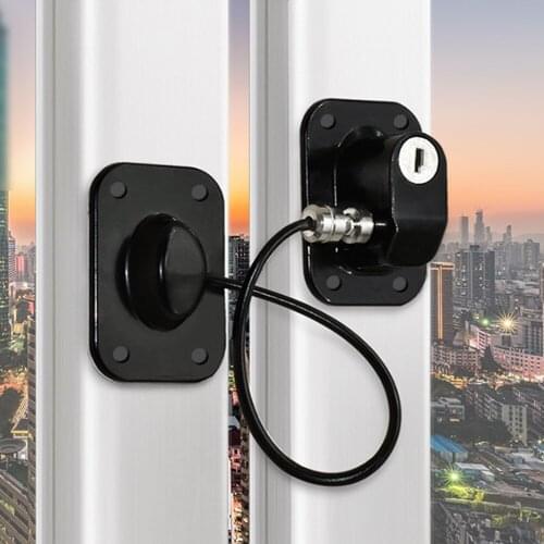 Baby Child Safety Lock Window Refrigerator Opening Security Cable Door Lock For Kids Safety Protector Protection Punch-free Lock