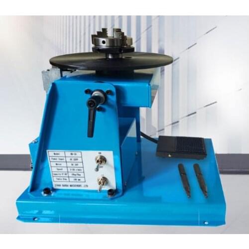 BY-10 Rotary Welding Positioner Turntable Mini 2.5" 3 Jaw Lathe Chuck high quality