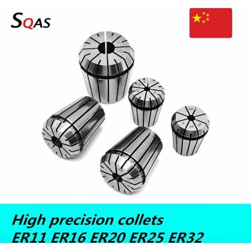 1pcs ER11 ER16 ER20 ER25 ER32 Spring Collet 1mm-20mm High Precision Collet Set For CNC Engraving Machine Lathe Mill Tool