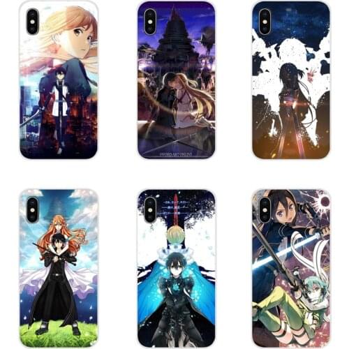 Anime Sword Art Online For Xiaomi Redmi Note 3 4 5 6 7 8 Pro Mi Max Mix 2 3 2S Pocophone F1 Accessories Phone Cases Covers