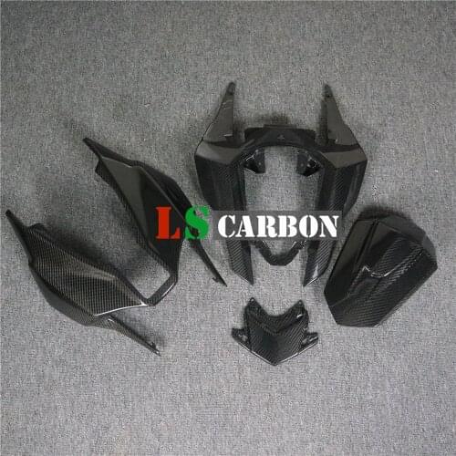 Tail Light Cover (Seat Cover) fairing kits For Honda CBR1000RR 2017+ Full Carbon Fiber Motorcycle Accessories Twill Glossy Weave