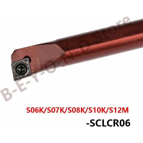 BEYOND Spring steel Lathe Tool Holder S06K-SCLCR06 S07K-SCLCR06 S08K-SCLCR06 S10K-SCLCR06 S12M-SCLCR06 SCLCR use CCMT06 Inserts