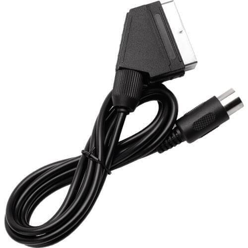 EU V-Pin RGB Cable Lead Scart for Sega Mega Drive 1 Master System V-Pin