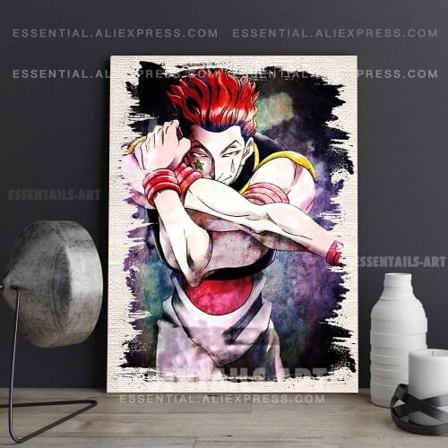 Hisoka Morow Hunter HxH Anime Poster Canvas Wall Art Painting Decor Pictures Bedroom Study Living Room Home Decoration Prints