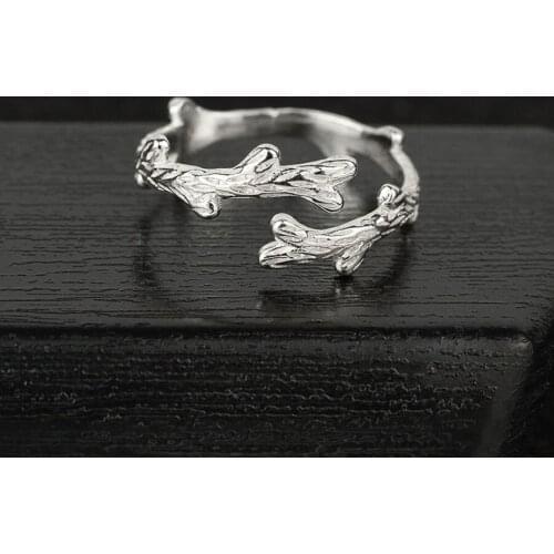 Korean Women Ring 2020 Fashion Jewelry Bijoux Adjustable Branch Ring Men Anillos Mujer Love Rings For Women