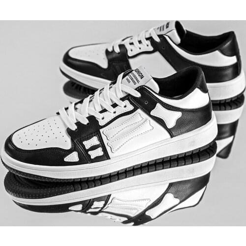 Outdoor Casual Shoes Men Light Flat Pu Leather Men Running Shoes Tenis Masculino Breathable Men Board Shoes Trainers Shoes