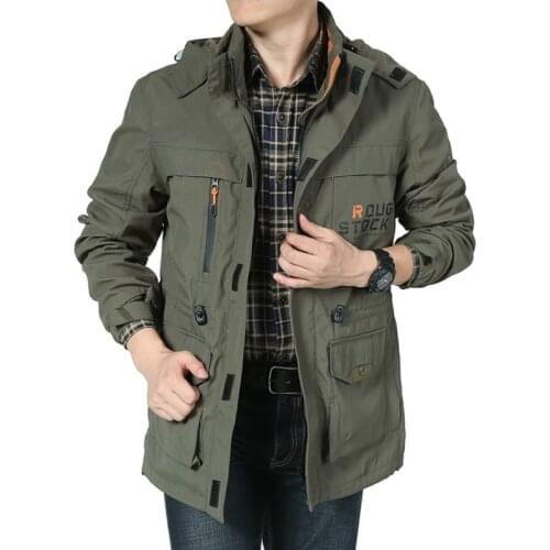 Outdoor Rainproof Jacket Mens Spring Autumn Thin Single-layer Waterproof Mountaineering Clothing Large Size Jacket Ropa Hombre