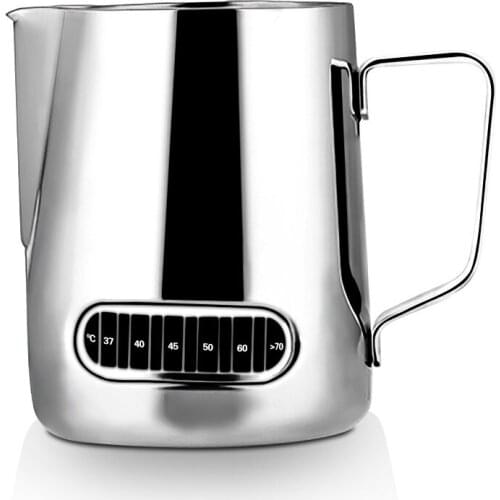 Stainless Steel Milk Frothing Jug Espresso Coffee Pitcher Barista Craft Coffee Latte Milk Frothing Jug With Temperature Sensing
