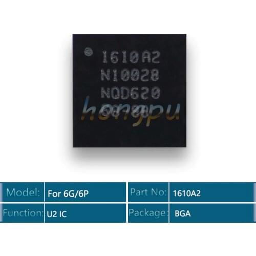 50pcs/lot Original 1610 1610A U1700 1610A2 For iphone 6/6 plus USB Charging Charger IC Chip 36Pin CBTL1610A2UK TRISTAR2 U2 IC