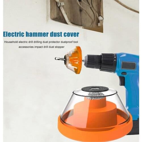 Hammer Drill Dust Collector Cover Power Tool Must-Have Accessories Electric Drill Ash Bowl Dustproof Device for 4-10mm Drill
