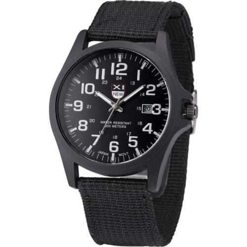 Large Dial Top Luxury Brand Men Watches Mens Sports Quartz Clock Man Leather Military Wristwatch Relogio Masculino 533