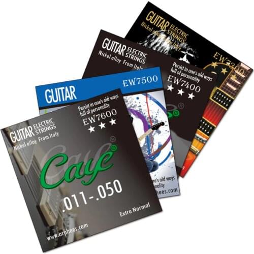 EW Guitar Parts Electric Guitar Strings Set Metal Rock Hexagonal Carbon Steel Electric Guitar String Sets Guitar Accessories