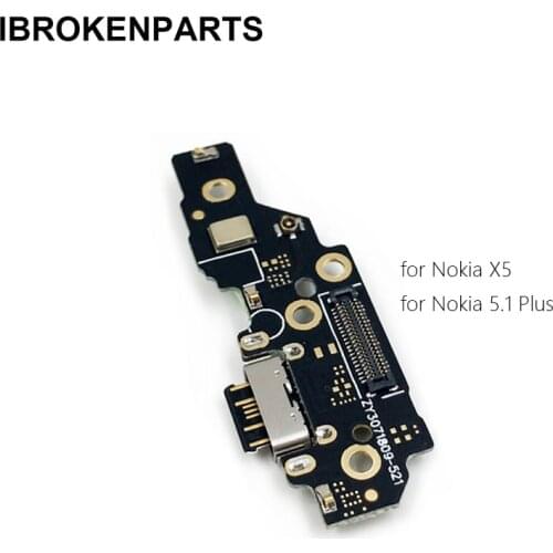 New Replacement for Nokia 5.1 Plus X5 Dock Connector USB Charging Port Board Flex Cable