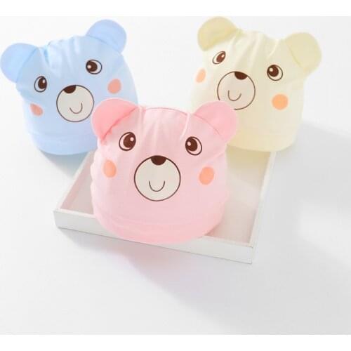 NEW 24Colors Baby Hats 100% cotton Printed Baby Hats & Caps For 0-3 Months Newborn Baby Accessories