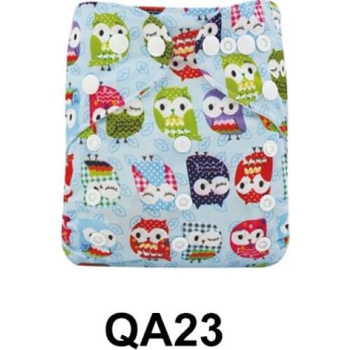 2021 New Design Free Shipping Nappy Lovely Baby Diapers Covers Urine Re-washable Cloth Diaper 15 sets with gift wet bag