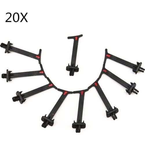 READXT 20Pcs New Car Engine Gellar Hand Cover Hood Release Unlock Handle accessories For Golf 4 MK4 R32 1J5823593C 1J5 823 593 C