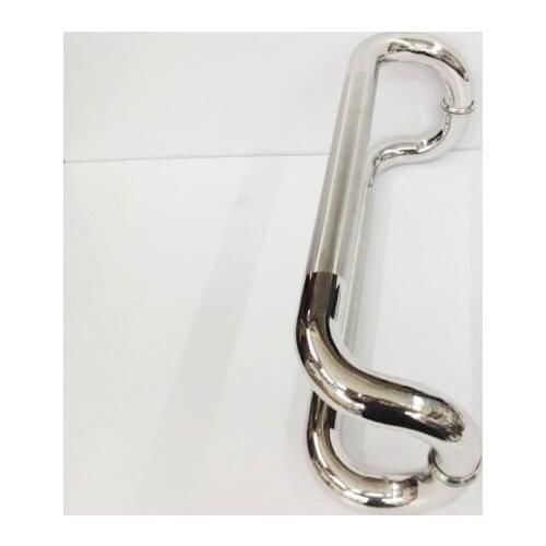 Modern Storefront 600mm Door Pull Handles Tubing Stainless Steel 23-3/5 inches For Entry/Glass Door