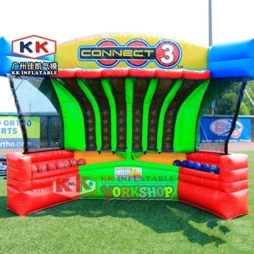 Outdoor Inflatable Fun Games Sports Quarterback Blitz Inflatable Football Toss Game