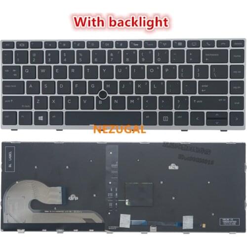 US laptop keyboard FOR HP EliteBook 840 G5 846 G5 745 G5 L14378-001 L11307-001 US laptop keyboard Backlit