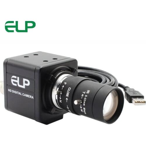 HD High Speed 60fps 1280*720 Aptina AR0144 Mini Case USB Camera with Manual Varifocus lens Global Shutter Monochrome USB Webcam