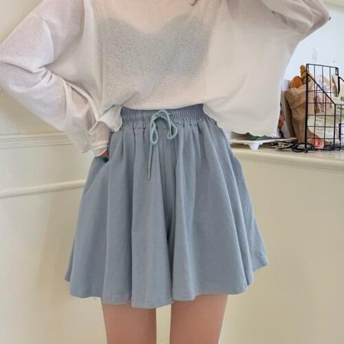 Cheap wholesale 2021 spring summer new fashion casual cute sexy women shorts outerwear woman female OL shorts high waist Vy1523