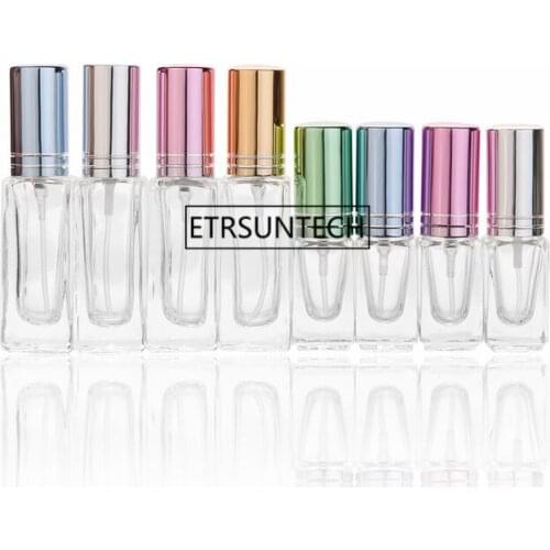 100pcs Empty 3ml 6ml Spray Women Glass Perfume Bottle Makeup Container Atomizer Parfum Vial F3330