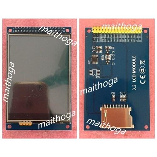 3.2 inch SPI TFT LCD Color Touch Screen with PCB Board ILI9341 IC 240*320 XPT2046 Touch IC 16bit Parallele Interface