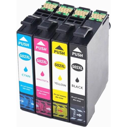 4Pack Compatible for Epson T502 XL Ink Cartridges with Epson Expression Home XP-5105 XP-5100 XP5105 XP5100 WorkForce WF-2860DWF