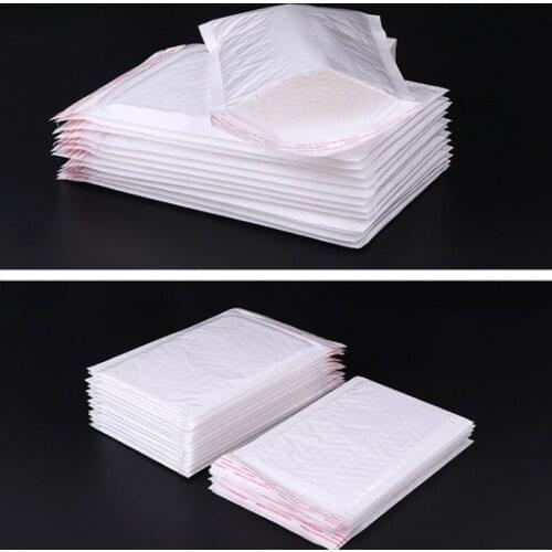 5/10 pcs White Poly Bubble Mailer Bubble Mailers Padded Envelopes For Gift Packaging Lined Poly Mailer Self Seal Bag