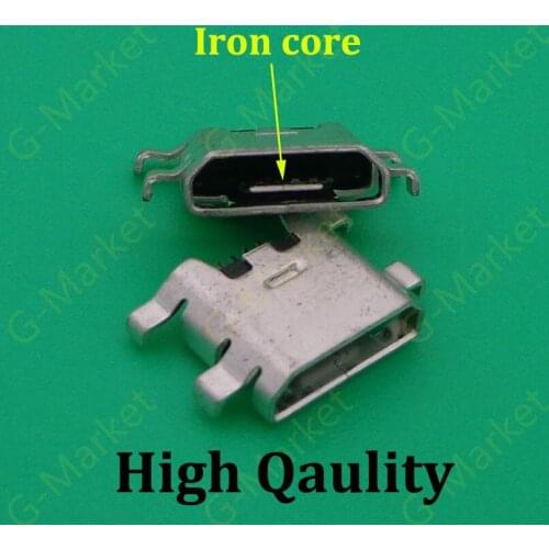 50PCS/LOT for ZTE Blade S6 5.0 micro usb charge charging connector plug dock socket port