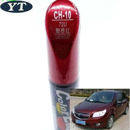 Car scratch repair pen, auto paint pen RED color for Chevrolet Cruze, SAIL,aveo,epica, trax,spark malibu,captiva