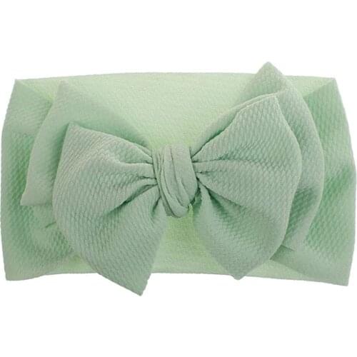 Baby Cute Headband Solid Color Bow Design Not Tight Fashionable and Comfortable Breathable Hairband