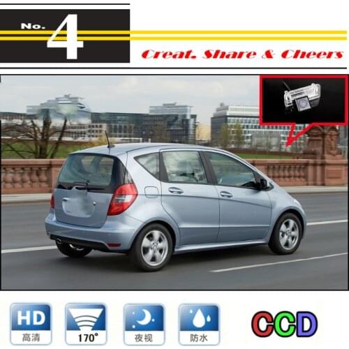 For Mercedes Benz MB A160 A180 A200 A150 A170 Car Camera High Quality Rear View Back Up Camera For PAL / NTSC To Use / CCD + RCA