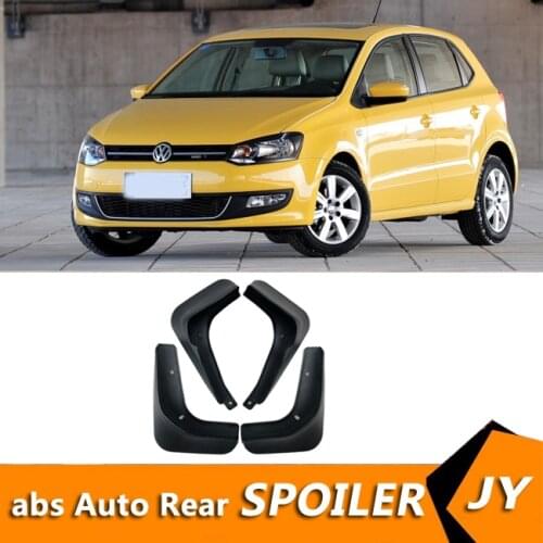 For Volkswagen Polo 2011-2013 Mudflaps Splash Guards Front With the color and rear Mud Flap Mudguards Fender Modified special