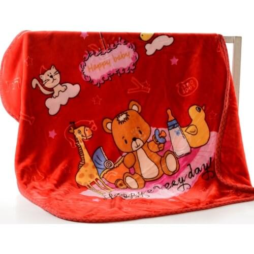 Double layer kids blanket Soft baby blanket cartoon comfortable cloud blanket children blanket for beds 110x100cm