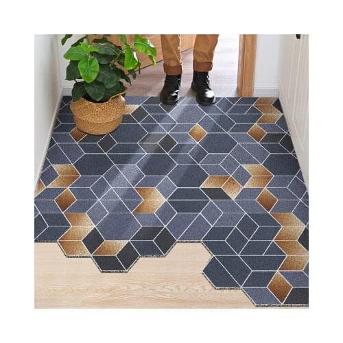 Entrance Door Mat Can Be Cut Into Entrance Hall Carpet Resistant Remove Mud Home Indoor Mats Carpet Kitchen Mat Dust Proof Mats