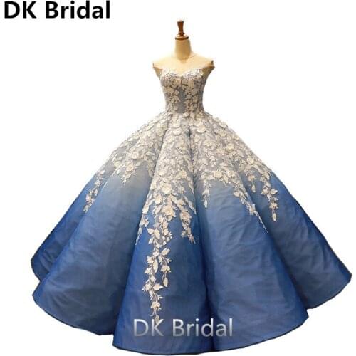 Lace Quinceanera Dresses 2019 Ball Gown Appliques Lace Up O-Neck For 15 Years Debutante Vestidos De 15 Anos Formal Party Dress