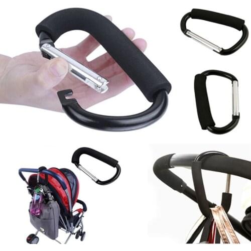 7Colors Baby Stroller Accessories Hook Stroller Organizer Shopping Hooks Pram Hanger For Baby Car Buggy Accessoire Poussette