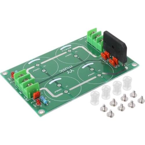 Dual Power Rectifier Filter Power Supply Module Empty Circuit Board For TDA8920 LM3886 TDA7293 Amplifier
