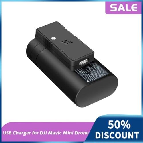 New Arrival Battery Charger Mini USB Charger for DJI Mavic Mini Drone Charging Accessories Support QC3.0 Fast Charing