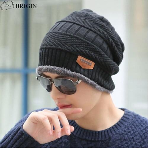 Beanies Knit Hat Winter Hats For Men Women Skullies Winter Hat Wool Ski Cap Hip-Hop 6 Colors Winter Warm Unisex Wool Hat