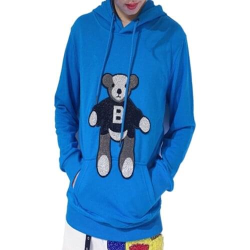Autumn Streetwear Cartoon Bear Womens Hoodies Plus Size Loose Women Sweatershirt 2021 Spring Fashion Oversize Female Pullover