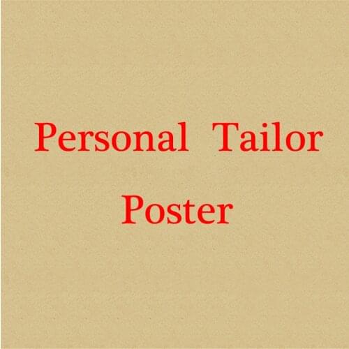 Personal Tailor Poster retro nostalgia kraft paper wall sticker vintage poster
