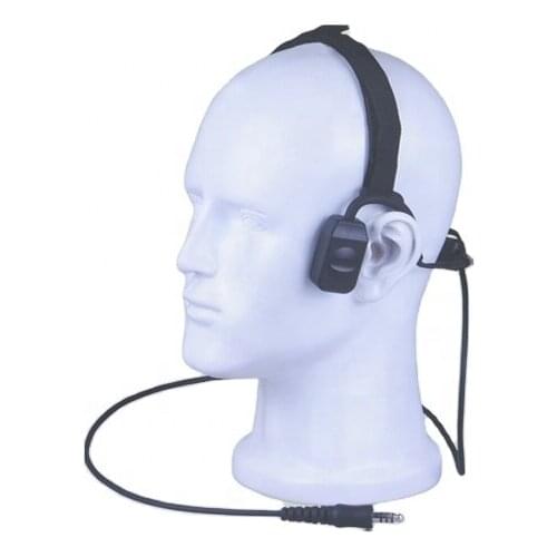 Adjustable belt PTT bone conduction Headset IP 67 waterproof for Walkie Talkie