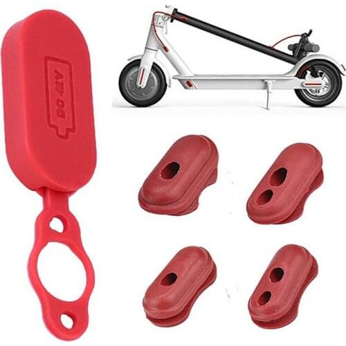 Scooter Silicone Charge Port Cover Dustproof Rubber Plug Line Hole Protector for Xiaomi Mijia M365 Electric Scooter Accessories