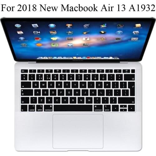 Silicone Keyboard Protector For 2018 New Macbook Air 13 A1932 EU Layout Keyboard Cover MabookAir 13.3 Super thin Skin Guard