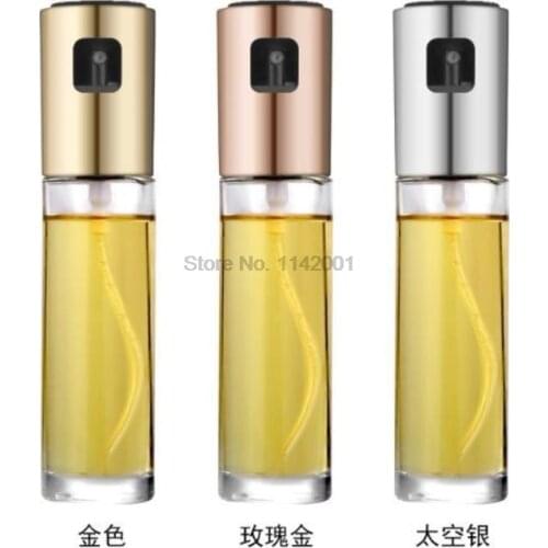 200pcs Glass Olive Oil Spray BBQ Cooking Kitchen Baking Olive Oil Sprayer Oil Spray Empty Bottle Vinegar Bottle hot