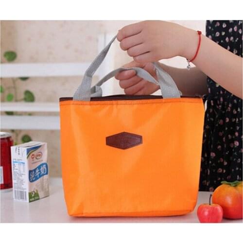 Hot Insulated Tinfoil Aluminum Cooler Thermal Picnic Ice Bag Waterproof Travel Tote Box Fashion 4 Candy Colors